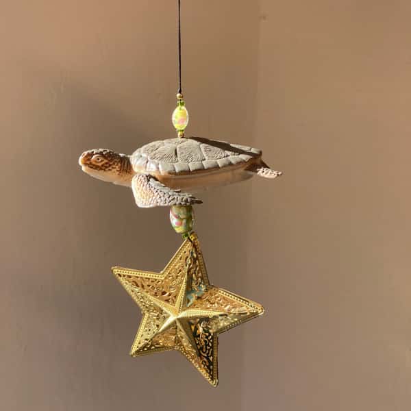 Pynt / julgransdekoration  – sköldpadda