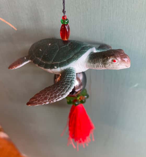 Pynt / julgransdekoration  – sköldpadda