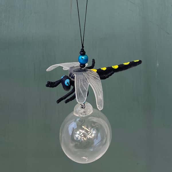 Pynt / julgransdekoration – insekt / skinnbagge / trollslända