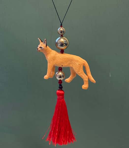 Pynt / julgransdekoration – kattdjur / ökenlo / lodjur / puma