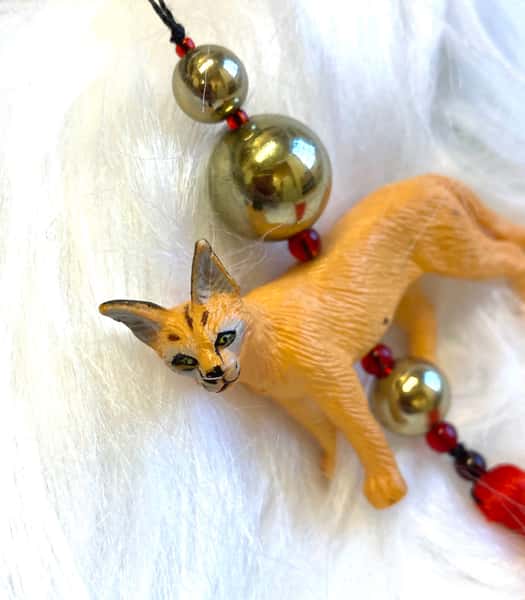 Pynt / julgransdekoration – kattdjur / ökenlo / lodjur / puma