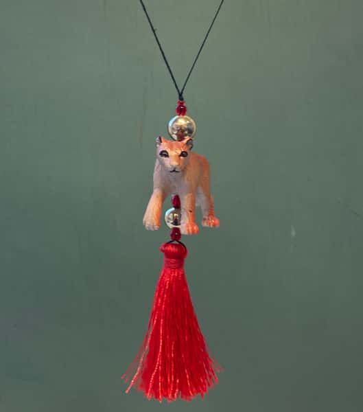 Pynt / julgransdekoration – kattdjur / ökenlo / lodjur / puma