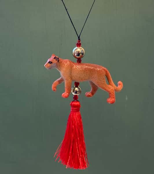 Pynt / julgransdekoration – kattdjur / ökenlo / lodjur / puma