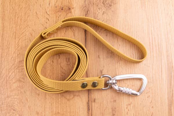 Hexa Guld hundkoppel med Twist-Lock karbinhake, 20 mm