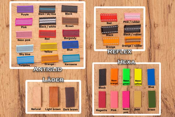 Hexa Neonrosa hundkoppel med Twist-Lock karbinhake, 20 mm
