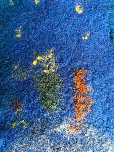 Little Prince Felted Art | Unique Wall Decor, Heartwarming Gift & Creative Kid’s Decoration, Felt Tapestry for Nursery