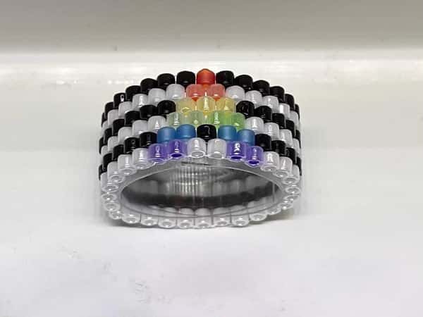 Pride Ally ring LGBTQIA+, Straight Ally Cisgender Alliance Pride LGBTQIA+, original valentine gift, gift for a friend, statement ring,