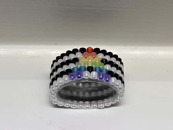 Pride Ally ring LGBTQIA+, Straight Ally Cisgender Alliance Pride LGBTQIA+, original valentine gift, gift for a friend, statement ring,