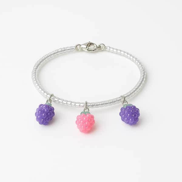 Sweet bracelet with berries, nice present for a girl