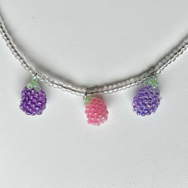 Sweet bracelet with berries, nice present for a girl