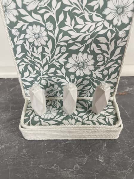 Smyckeshållare romantisk grönblå