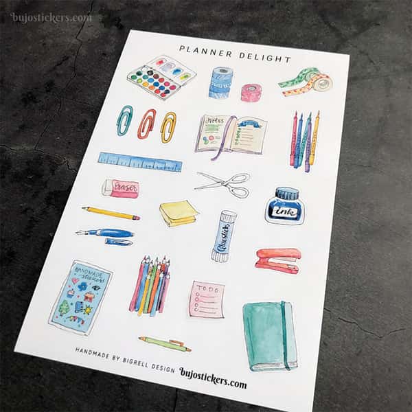 Stickers – Pyssla vid skrivbordet