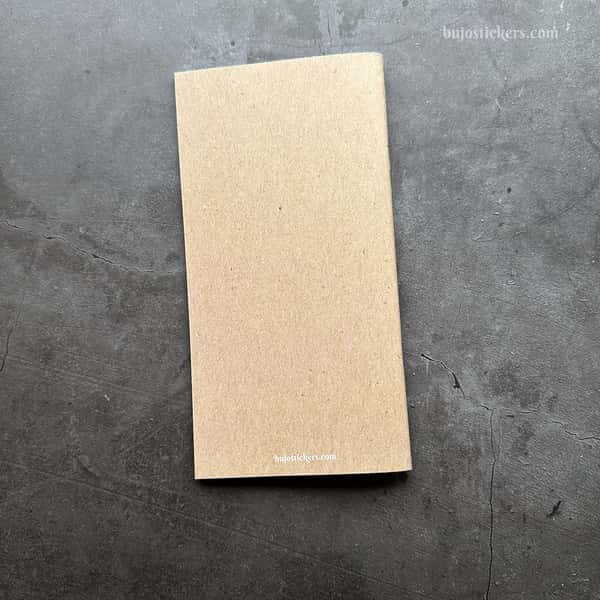 Odaterad veckokalender. Häftad Traveler's notebooks insert Regular/standard
