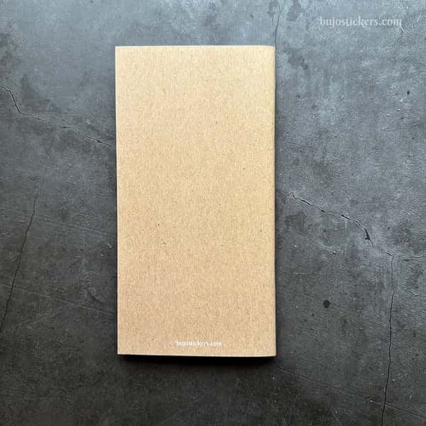 Odaterad veckokalender. Häftad Traveler's notebooks insert Regular/standard