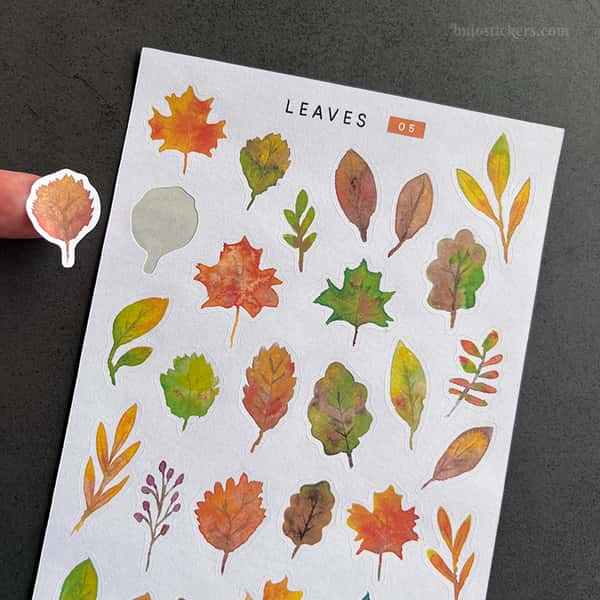 Stickers – Höstlöv (2 storlekar)