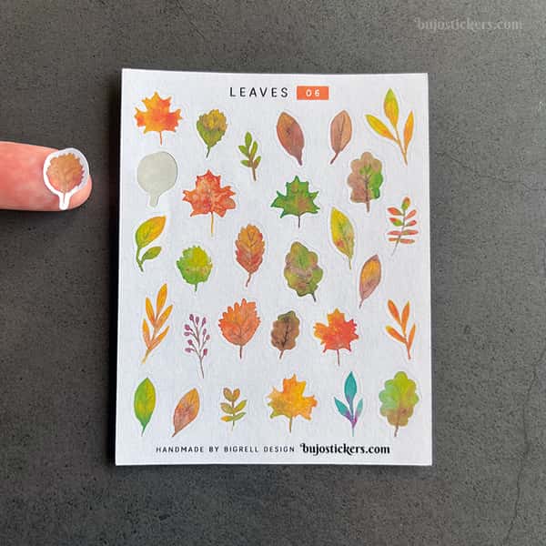 Stickers – Höstlöv (2 storlekar)