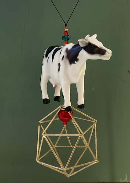 Pynt / julgransdekoration  – ko / kossa / tjur