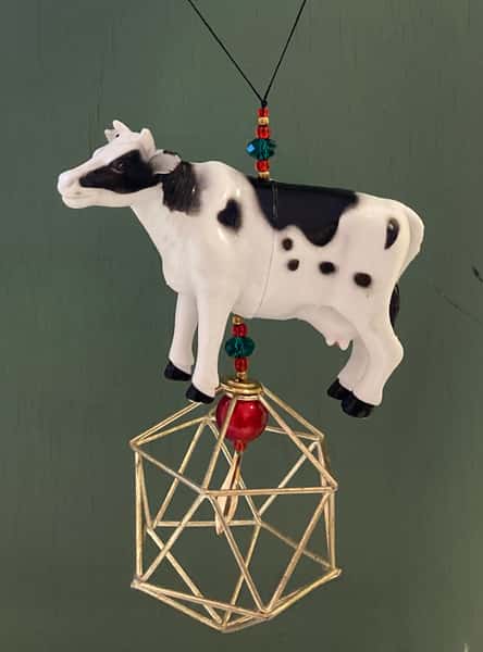 Pynt / julgransdekoration  – ko / kossa / tjur