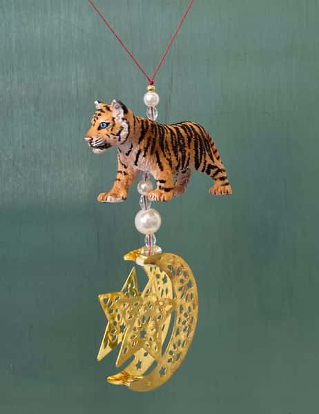 Pynt för jul / ramadan – kattdjur / lejon / tiger / lejonunge / tigerunge