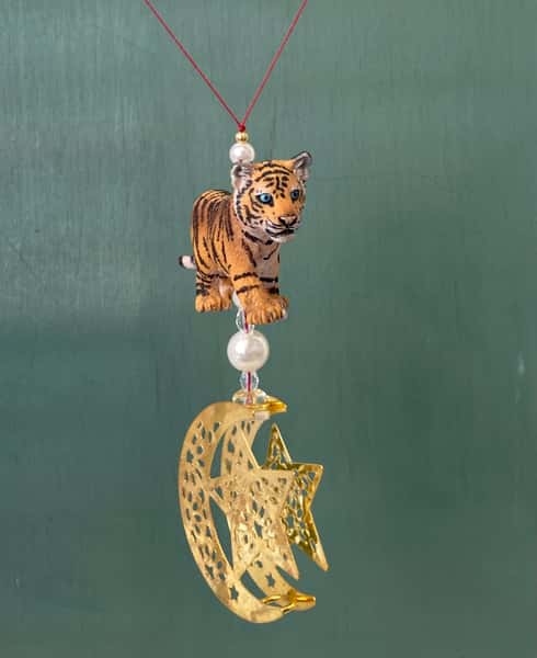 Pynt för jul / ramadan – kattdjur / lejon / tiger / lejonunge / tigerunge