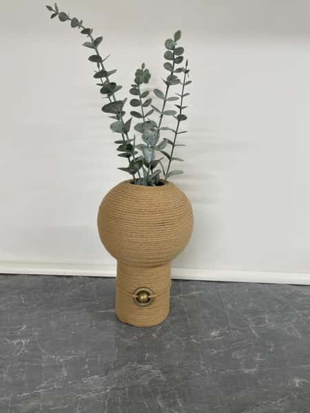 Vas makramé beige