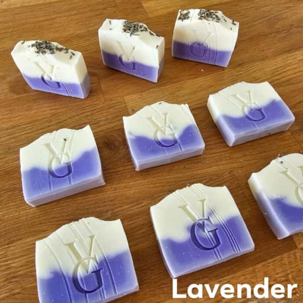 Lavendel tvålhandgjord