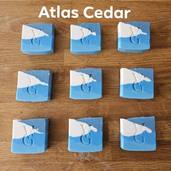 Atlas Cedar tvålhandgjort