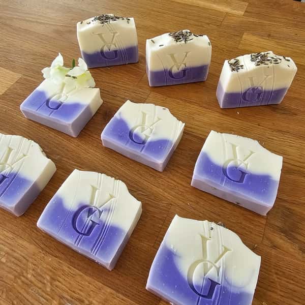 Lavendel tvålhandgjord