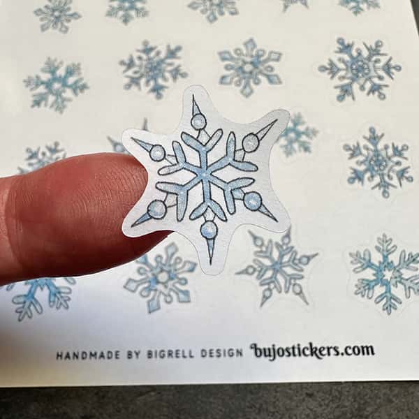 Stickers – Snöstjärnor 01