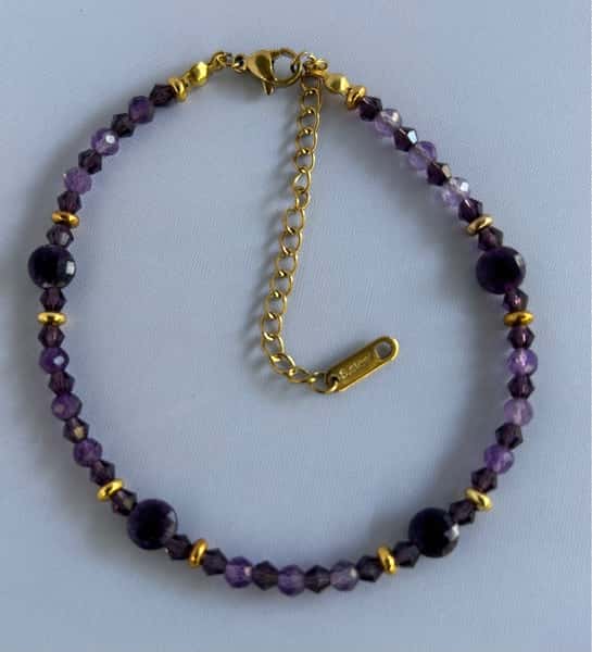 Armband med ametist