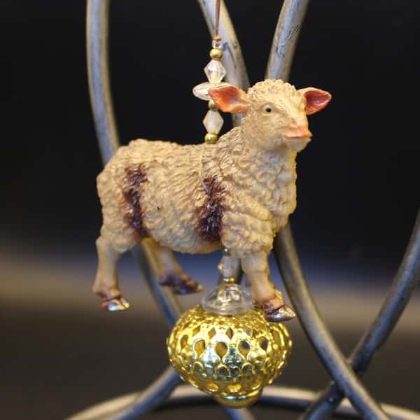 Pynt / julgransdekoration – får / get