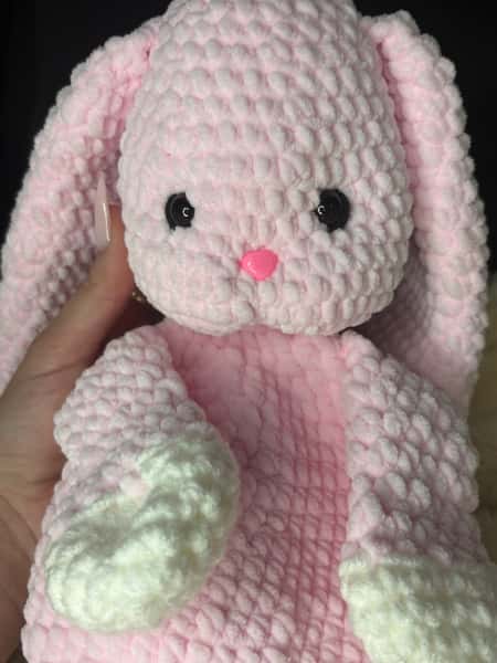 Handgjord kanin-gosedjur 🐰
