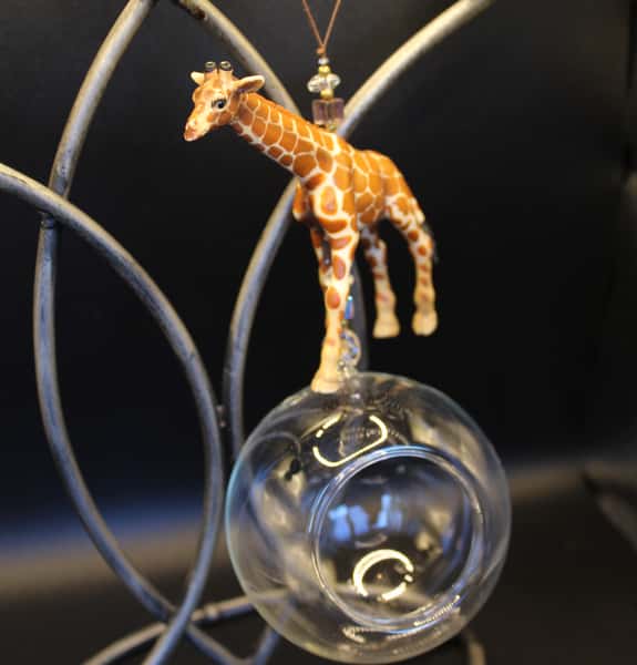 Pynt / julgransdekoration  – giraff