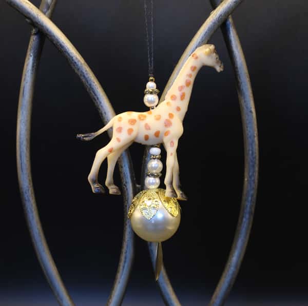 Pynt / julgransdekoration  – giraff