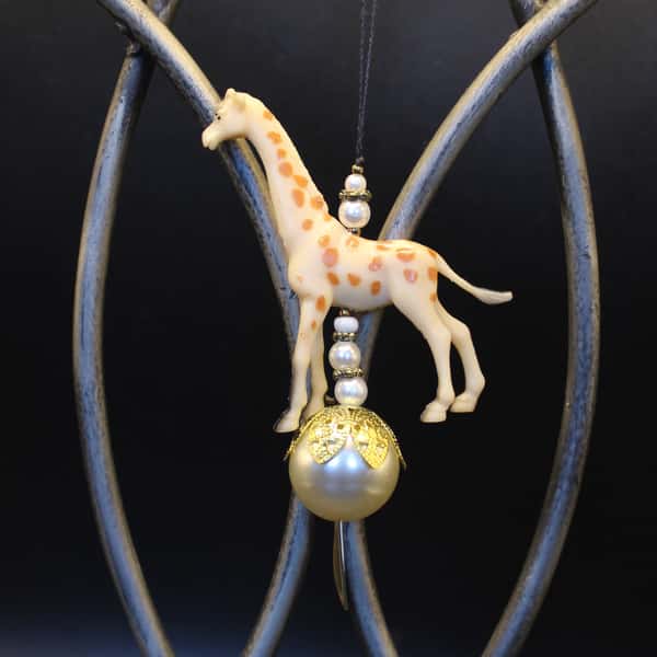 Pynt / julgransdekoration  – giraff