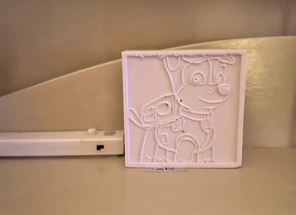 3D tavla med motiv
