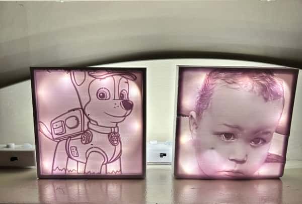 3D tavla med motiv