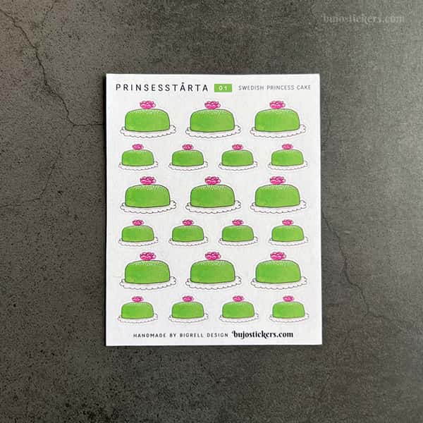 Stickers – Prinsesstårta