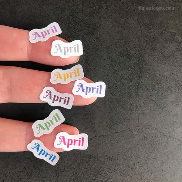 Stickers – Månader