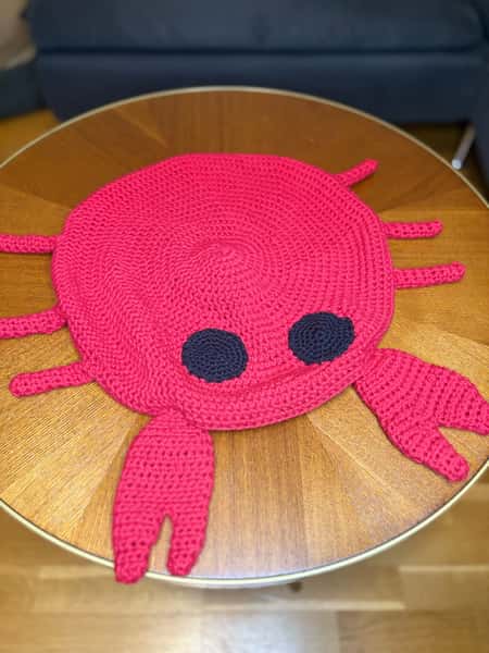 🦀 Virkad memory med söta krabbor! 🧶