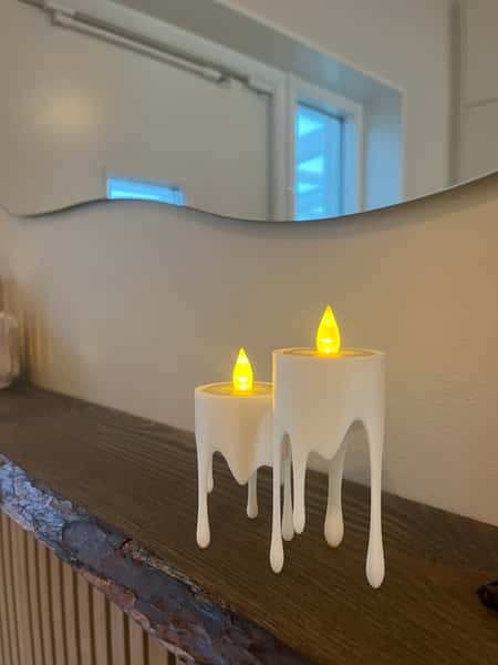Dekorativa LED-ljus – droppdesign