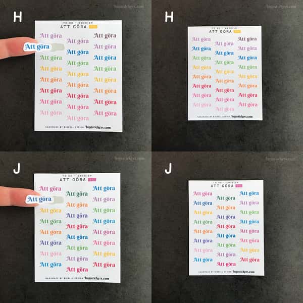 Stickers – Att göra