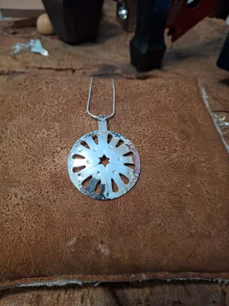 Silverhalsband