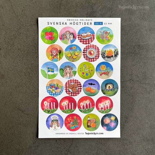Stickers – Svenska högtider 02