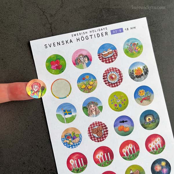 Stickers – Svenska högtider 02
