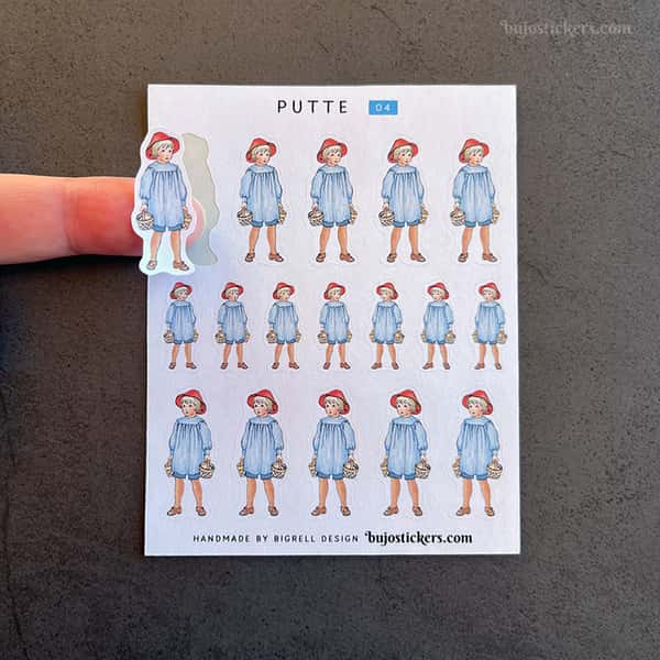 Stickers – Putte i blåbärsskogen