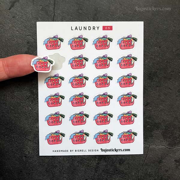 Stickers – Tvättkorg