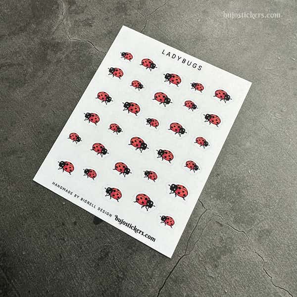 Stickers – Nyckelpiga