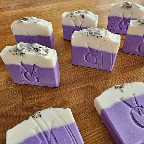 Lavendel Tvålhandgjord, Naturlig Kroppstvål, Tvålbar