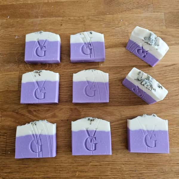 Lavendel Tvålhandgjord, Naturlig Kroppstvål, Tvålbar